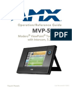 Modero - MVP 5200i.operationReferenceGuide