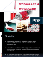 Biosimilars & Biowaivers