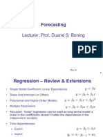 Forecasting For Manufacturing System