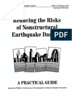 Reducing The Risks Nonstructural Earthquake Damage: A Practical Guide