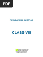 Download Class VIII FOUNDATION  OLYMPIAD by Resonance Dlpd SN159678580 doc pdf