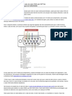 Cabo VGA feito com cabo de rede CAT-5e por menos de 6x o preço