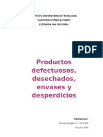 Productos Defectuosos