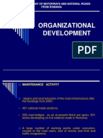 Organizational Development: National Company of Motorways and National Roads From Romania