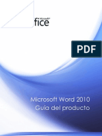 Microsoft Word 2010 Product Guide