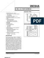 64K (8K X 8) Cmos Eeprom: Features Package Types