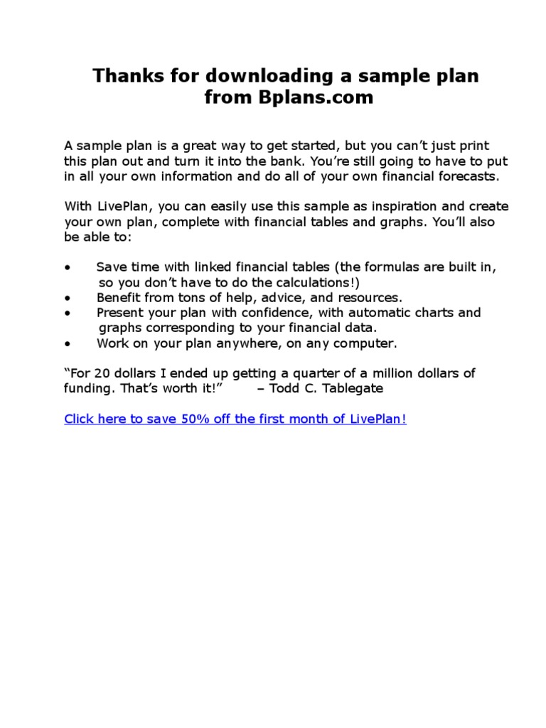 Administrative Service Business Plan Pdf Expense Balance Sheet