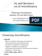 Lecture - Financing Microfinance