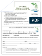 2013 Photo Contest Entry Form