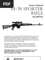 M76 Sporter Rifle Manual