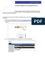 Instructivo de Ingreso e Indicaciones Plataforma Leio Plus