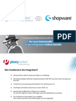 Plentymarkets Shopware Connector