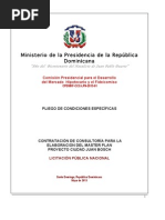 Pliego Condiciones Ciudad Juan Bosch