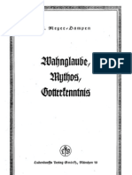 Meyer-Dampen, E. - Wahnglaube, Mythos, Gotterkenntnis (1941, 35 S., Scan-Text, Fraktur)