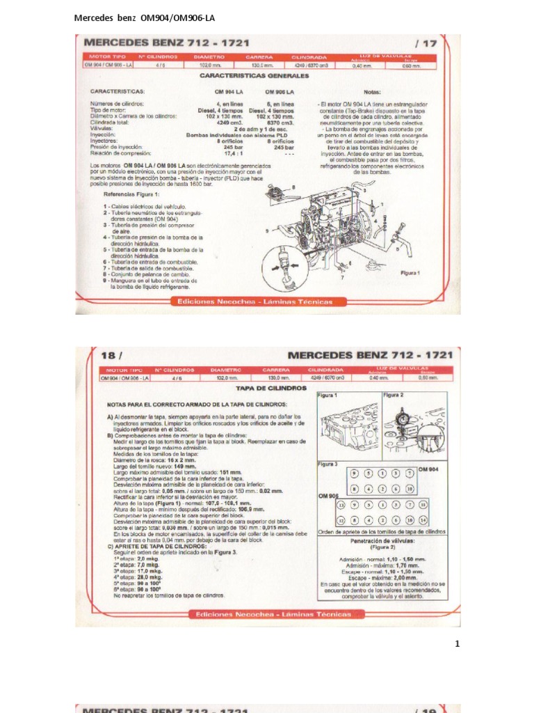 Mercedes Benz OM904 OM 906 LA