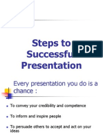 Steps To Successfulful Presentation