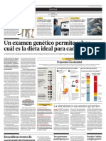 Un Examen Genetico Permite Saber Cuál Es La Dieta Ideal para Cada Persona