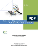 Guia Metodológica de Trabajos de Grado Ae 2012 PDF