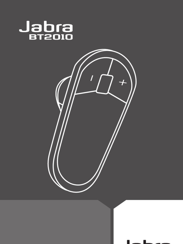 Jabra BT 2010 Manual | Bluetooth | Telephone