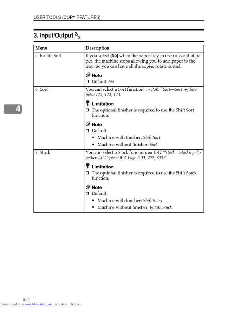 Copy Features and User Settings Guide | PDF | Ac Power Plugs And ...