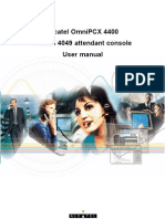 Alcatel OmniPCX 4400, Alcatel 4049 Attendant Console User Manual