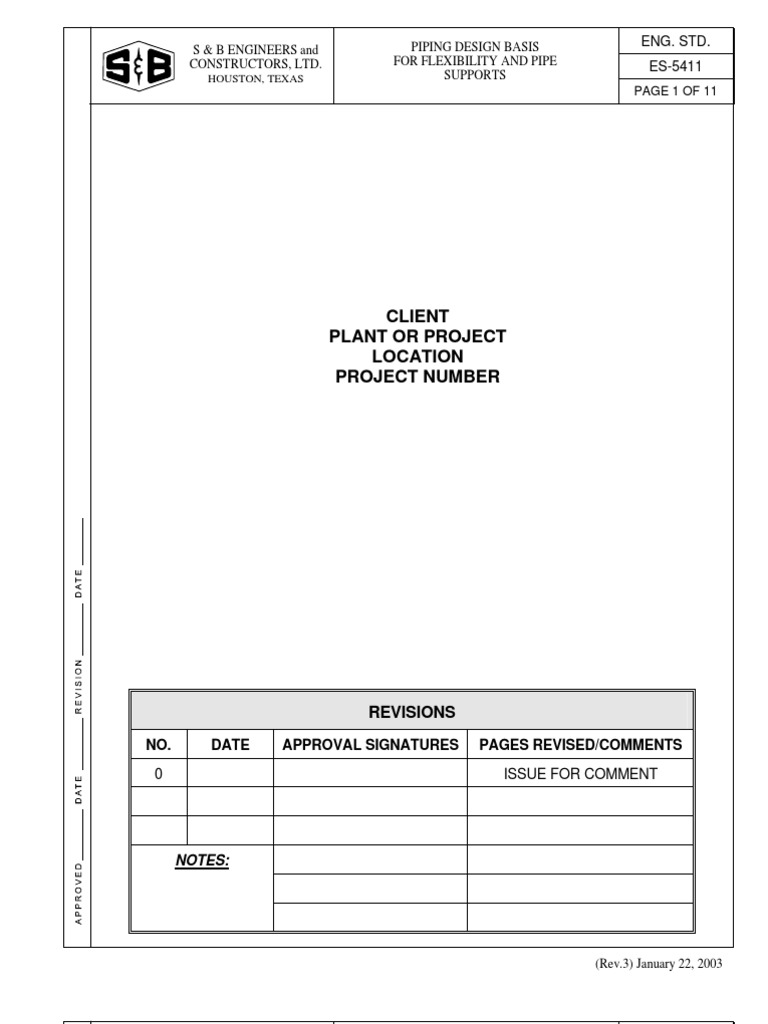 Client Plant or Project Location Project Number | PDF