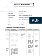 Sesion de Aprendizaje Octubre 1