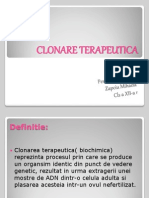 Clonare Terapeutica