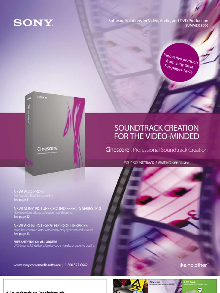 Cinescore: Custom Soundtrack Solutions | PDF | Adobe Photoshop | Dvd