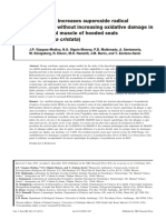 Maturation Increases Superoxide Radical Production Without Increasing Oxidative Damage in The Skeletal Muscle of Hooded Seals (Cystophora Cristata)