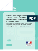 CEPAL - Conferencia Agricultura y Sostenibilidad en América Latina y Caribe