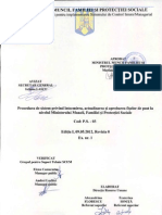 PS-03 Procedura de Sistem Privind Intocmirea, Actualizarea Si Aprobarea Fiselor de Post La Nivelul Ministerului Muncii, Familiei Si Protectiei Sociale