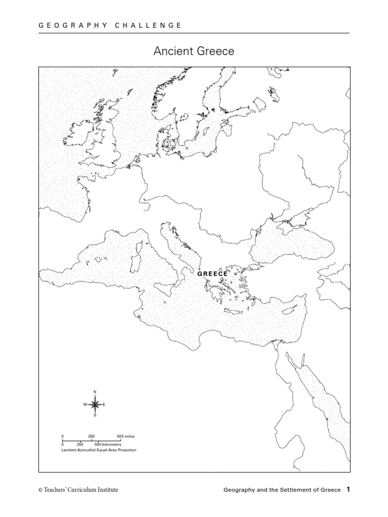 Greece Geograph Settlement Interactive Student Notebook | PDF | Greece ...