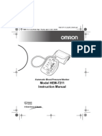 Omron Blood Pressure Monitor 7211 Manual Final