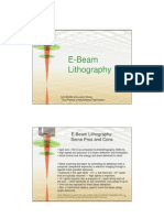 E Beam Lithography