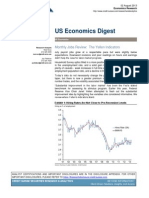 Credit Suisse, US Economics Digest, Aug 2, 2013. Monthly Jobs Review