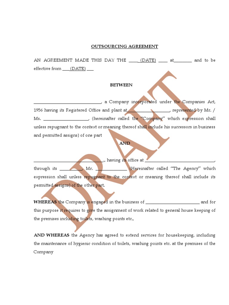Housekeeping Agreement Employment Arbitration