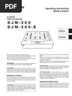 Download DJM-300 Owners Manual by Nik SN15980623 doc pdf