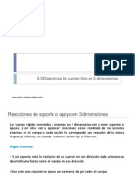 5.4 - 5.5 Diagramas de Cuerpo Libre en 3 Dimensiones, Cap 5.5