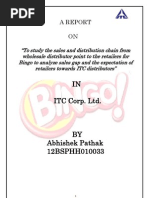 Final Project Report - Abhishek Pathak - ITC