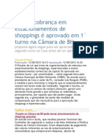 Fim da cobrança em estacionamentos de shoppings é aprovado em 1° turno na Câmara de BH.doc