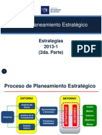 Curso Planeamiento Estratégico - Estrategias 2013-1