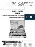 Maquina Polifusion Instruc RSP2Apm Peque