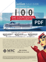 MSC Divina 100 Day Countdown 3-In-1 Sale