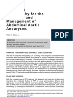 Computed Tomography For The Diagnosis and Management of Abdominal Aortic Aneurysms