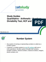 Numbers. Divisibility Tests, HCF and LCM