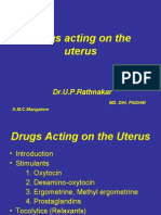 Pharmacology of Drugs Acting On Uterus - MBBS