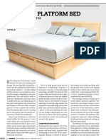 King-Size Platform Bed with 9 Drawers Storage