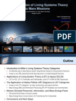 2013 The Application of Living Systems Theory To Mars Missions