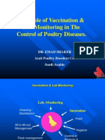 The Role of Vaccination & Lab Monitoring in The Control of Poultry Diseases